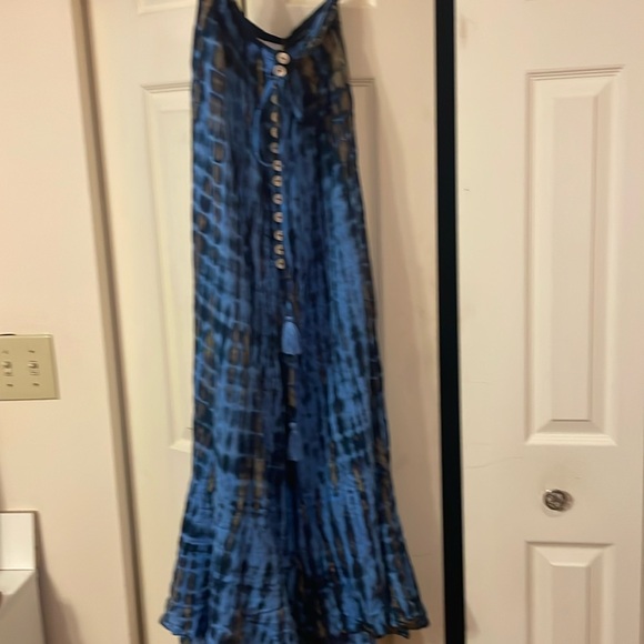 North shore from banyan tree tie dye multi color blue/tan skirt size m/l NWT - Picture 1 of 8